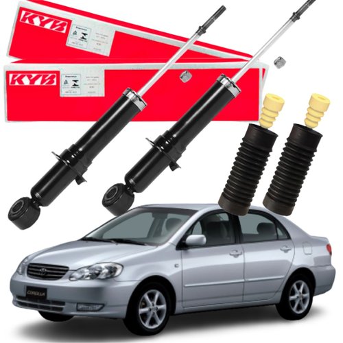 Kit Amortecedor Traseiro Toyota Corolla 2003 2004 A 2008
