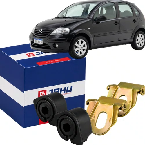 Kit Bucha Barra Estabilizadora Para Citroen C3 2002 A 2012
