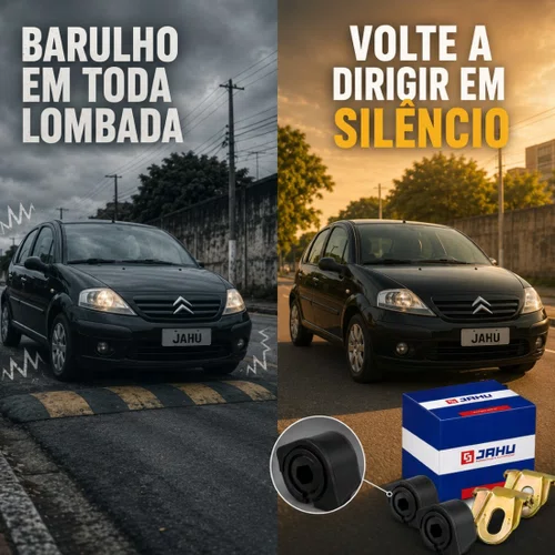 Kit Bucha Barra Estabilizadora Para Citroen C3 2002 A 2012