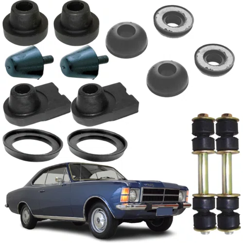 KIT BUCHAS SUSPENSÃO DIANTEIRA OPALA 76/79