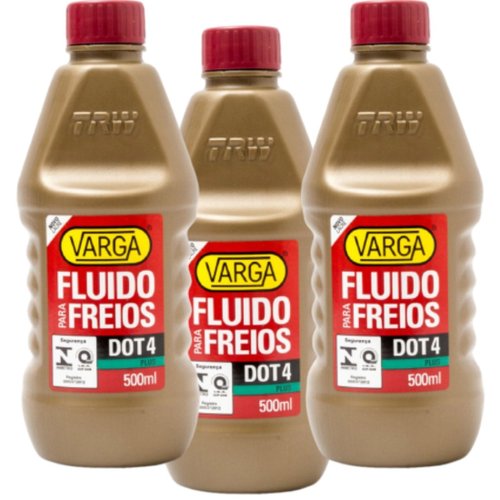 Kit Combo 3 Óleo Fluido Freio Dot4 Trw Varga 500ml Rclf00054