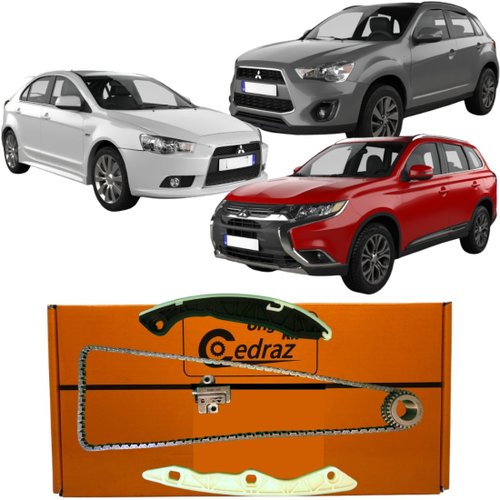 Kit Corrente Comando De Distribuição Asx Lancer E Outlander