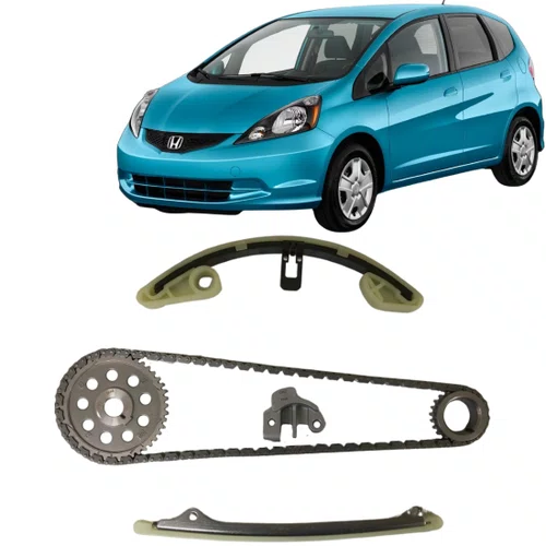 Kit Corrente Comando Distribuição Honda Fit 1.4 2003 A 2014