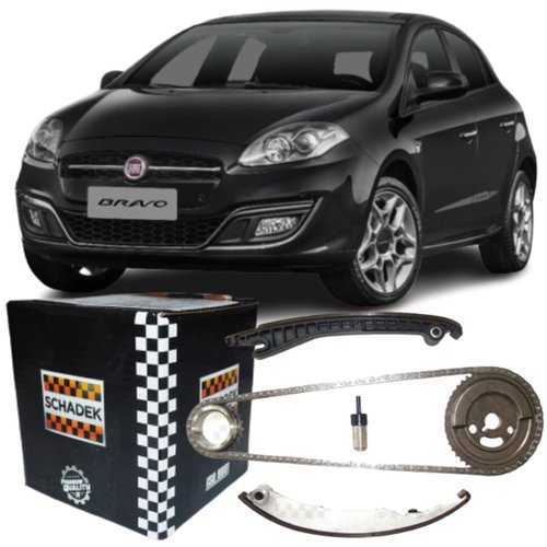 Kit Corrente Comando Distribuição Schadek Fiat Jeep 1.6 1.8