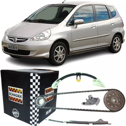 Kit Corrente Comando Distribuição Schadek Fit E New Fit 1.4