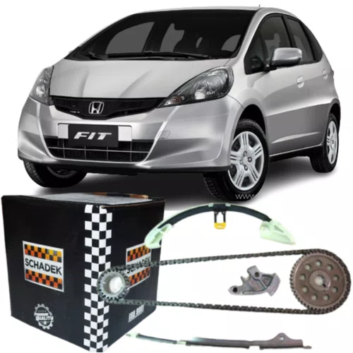 Kit Corrente Comando Distribuição Schadek Fit E New Fit 1.4