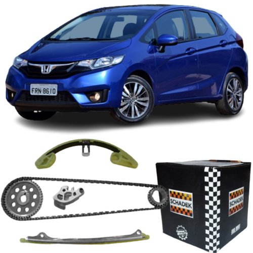 Kit Corrente Comando Distribuição Schadek Honda Fit City Wrv