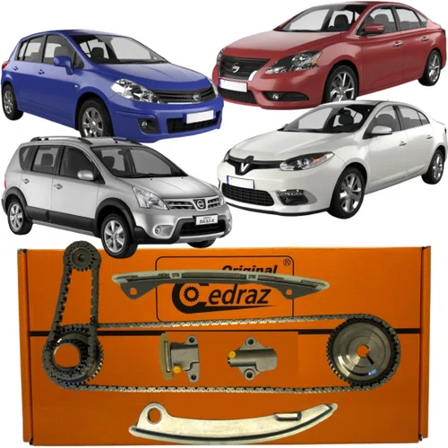 Kit Corrente Comando Distribuição Sentra Livina E Fluence