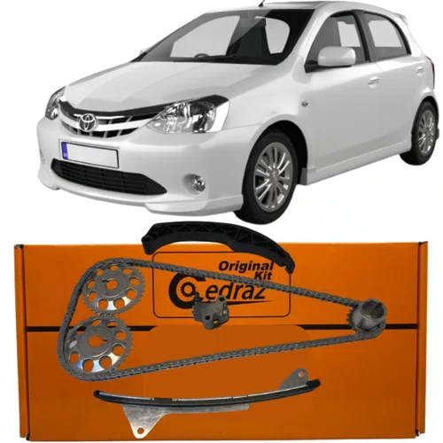 Kit Corrente Comando Distribuição Toyota Etios 2012 A 2016
