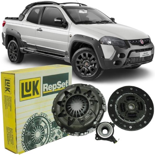 Kit Embreagem Com Atuador Luk Fiat E-torq 1.6 16v E 1.8 16v