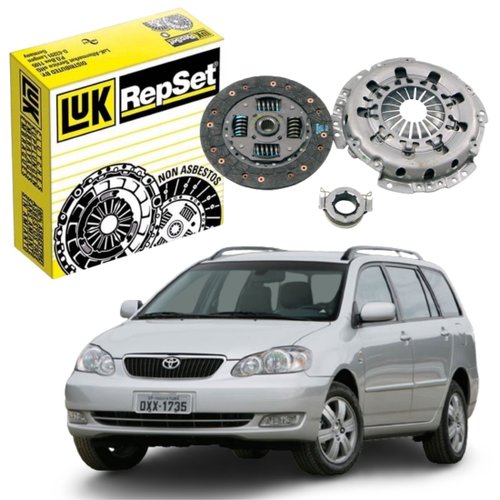 Kit Embreagem Luk Toyota Corolla Fielder 1.8 16v 2003 A 2008
