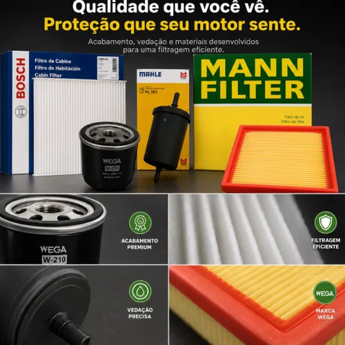 Kit De Filtros Vw 1.0 Tsi E Msi Polo Virtus T-cross
