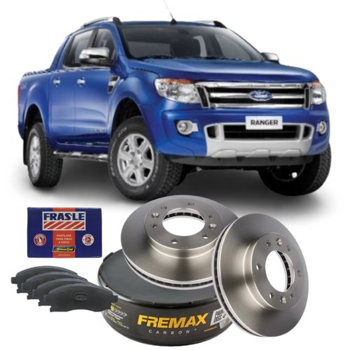 Kit Disco E Pastilha Ford Ranger 2.2 2.5 3.2 E Troller 3.2