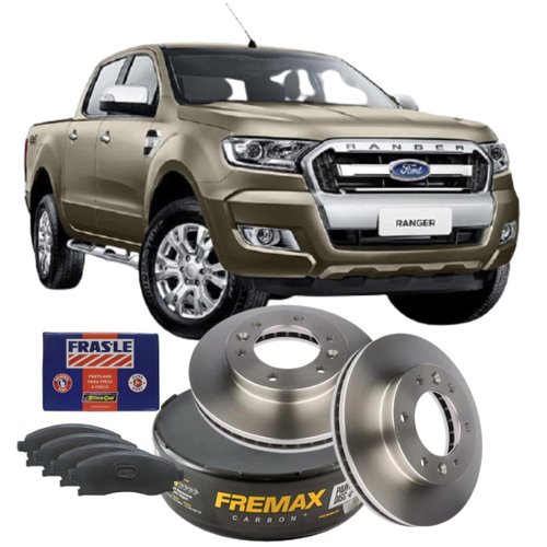 Kit Disco E Pastilha Ford Ranger 2.2 2.5 3.2 E Troller 3.2