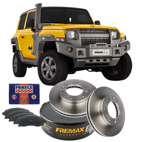 Kit Disco E Pastilha Ford Ranger 2.2 2.5 3.2 E Troller 3.2