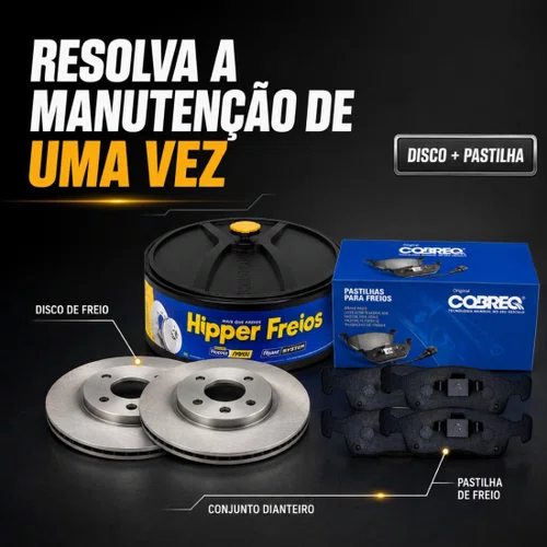 Kit Disco Pastilha Dianteiro Chevrolet Cobalt Onix E Prisma
