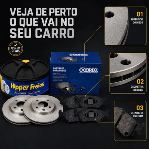Kit Disco Pastilha Dianteiro Chevrolet Cobalt Onix E Prisma