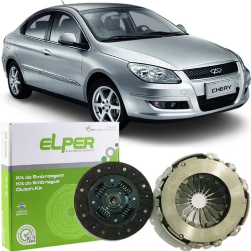 Kit Embreagem Elper Chery Cielo 1.6 16v 2011 A 2013