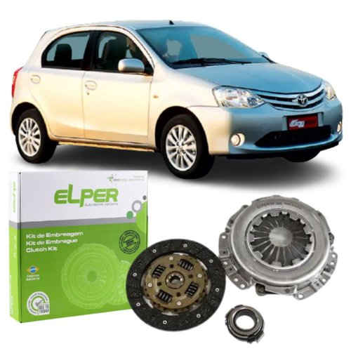 Kit Embreagem Elper Toyota Etios 1.3 1.5 2012 A 2016