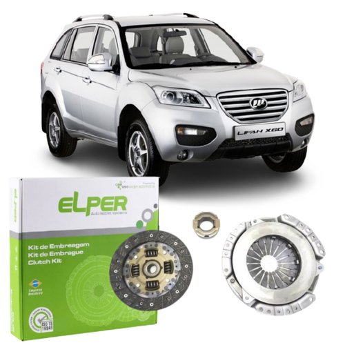 Kit Embreagem Elper Lifan X60 1.8 16v 2013 A 2015 Ré P/ Trás