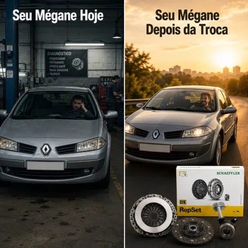 Kit Embreagem Luk Com Atuador Megane 1.6 16v 2006 Até 2012