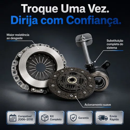 Kit Embreagem Luk Com Atuador Megane 1.6 16v 2006 Até 2012