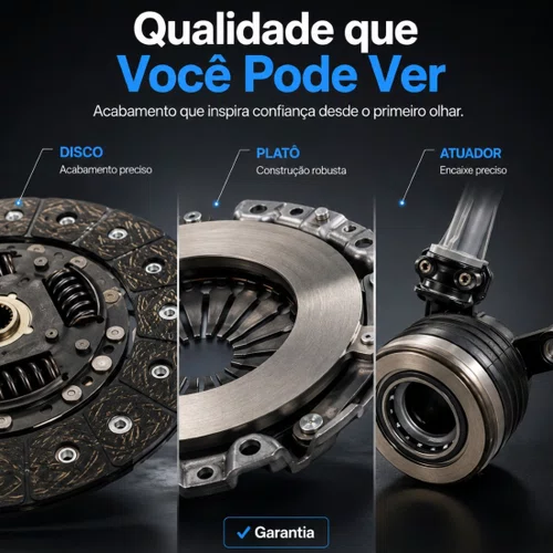 Kit Embreagem Luk Com Atuador Megane 1.6 16v 2006 Até 2012