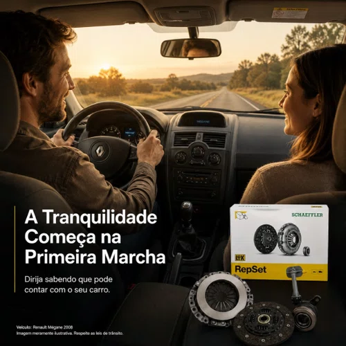 Kit Embreagem Luk Com Atuador Megane 1.6 16v 2006 Até 2012