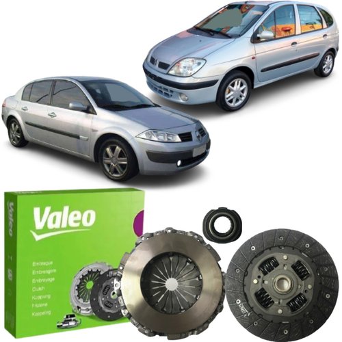 Kit Embreagem Valeo Scenic Megane 1.6 16v 2000 A 2008