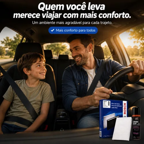 Kit Filtro Ar Condicionado Higienizador Argo Mobi E Strada