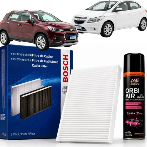 Kit Filtro Ar Condicionado Higienizador Onix Tracker E Cruze