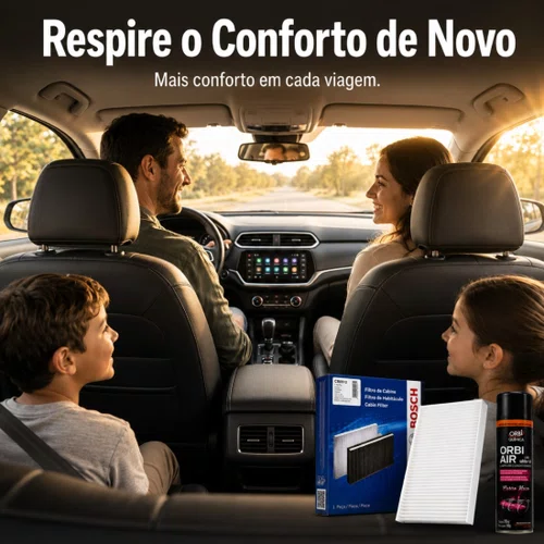 Kit Filtro Ar Condicionado Higienizador Onix Tracker E Cruze