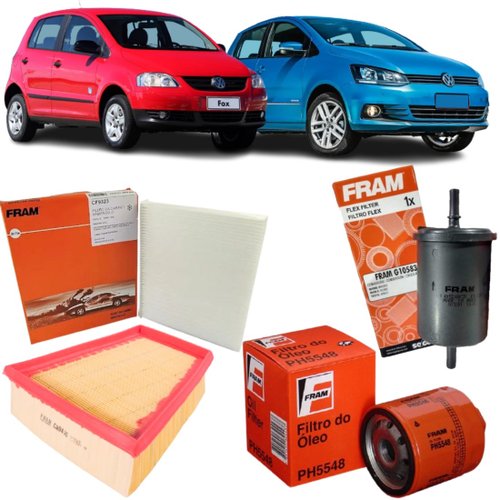 Kit Filtros Fram Volkswagen Voyage Gol Saveiro 2008 A 2016