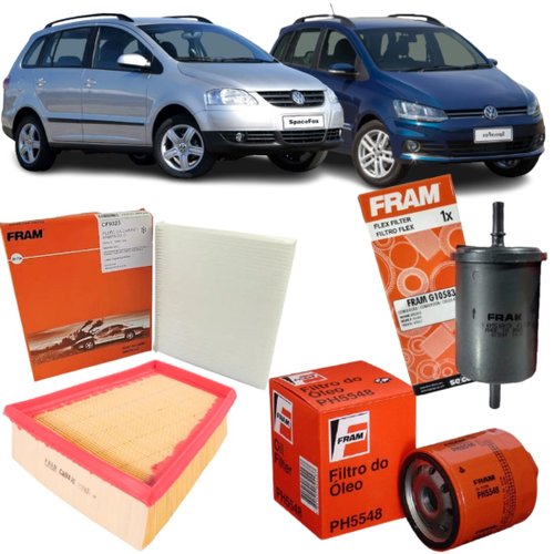 Kit Filtros Fram Volkswagen Voyage Gol Saveiro 2008 A 2016