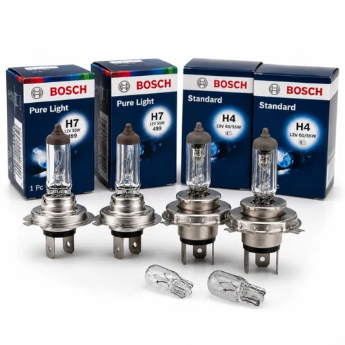 Kit Lampada Farol Alto Baixo E Lanterna Foco Duplo H1 H7 T10