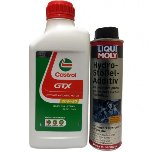 Kit Óleo 20w50 Gtx E Aditivo De Motor Hydro Stobel Additiv