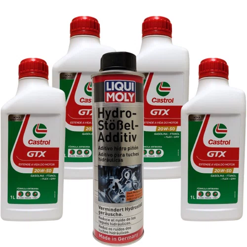 Kit Óleo 20w50 Gtx E Aditivo De Motor Hydro Stobel Additiv