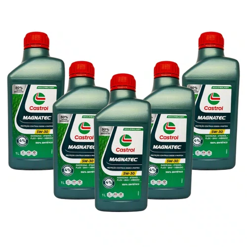 Kit Óleo 5w30 Castrol E Aditivo Liqui Moly Oil Additive