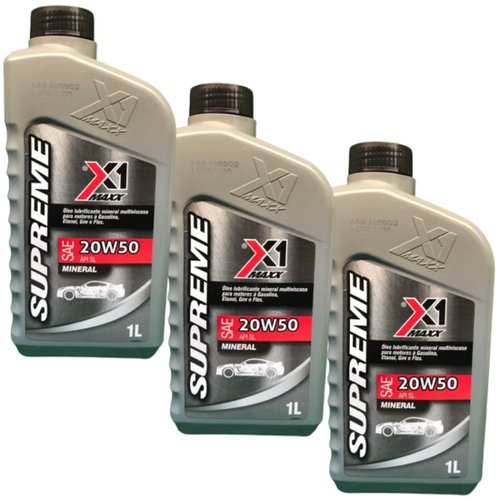 kit óleo X1 20w50 kit óleo X1 20w50