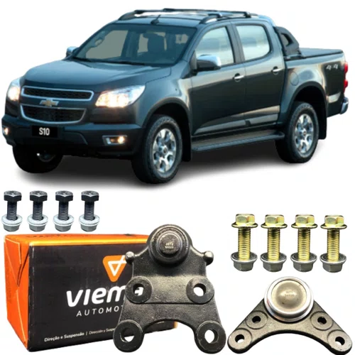 Kit Pivô Inf Sup Viemar Chevrolet S10 Trailblazer 2012/2016