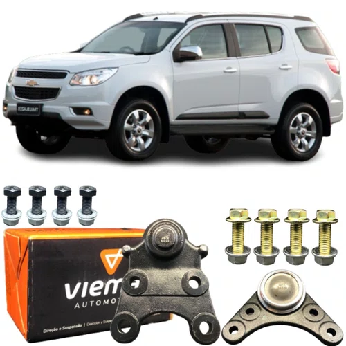 Kit Pivô Inf Sup Viemar Chevrolet S10 Trailblazer 2012/2016
