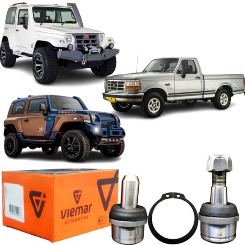 Kit Pivô Inferior E Superior Viemar Troller T4 E F1000 4x2