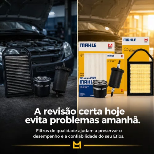 Kit Revisão 4 Filtros Etios 1.3 1.5 16v 2012 A 2016 Original