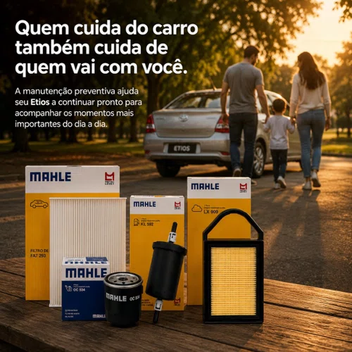 Kit Revisão 4 Filtros Etios 1.3 1.5 16v 2012 A 2016 Original