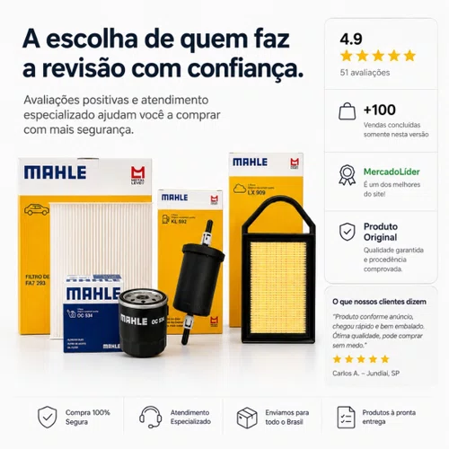 Kit Revisão 4 Filtros Etios 1.3 1.5 16v 2012 A 2016 Original