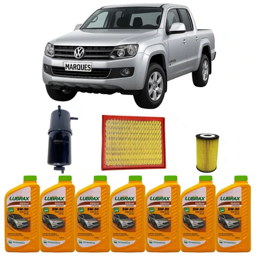 Kit Troca De Filtros E Óleo Amarok 2.0 2010 A 2014 Acea Ac3