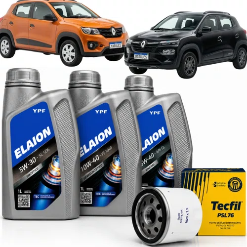 Kit Troca De Óleo Renault Kwid 1.0 3 Cilindros 2017 Á 2023