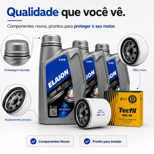 Kit Troca De Óleo Renault Kwid 1.0 3 Cilindros 2017 Á 2023