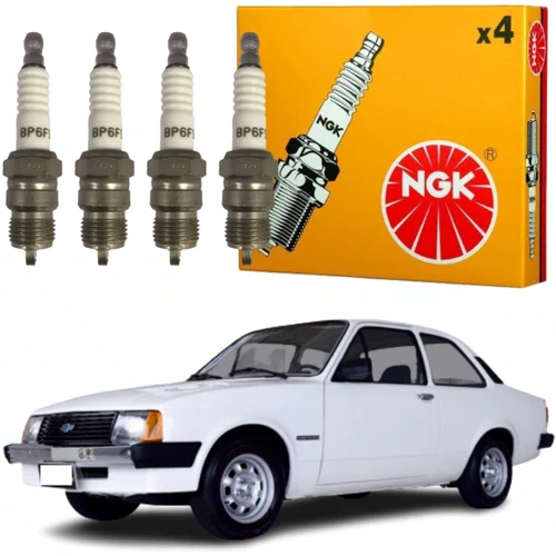 KIT VELA IGNIÇÃO CHEVETTE/CHEVY/MARAJO 1.0/1.4/1.6 GAS/GNV
