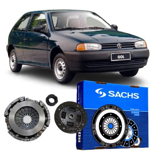Kit Embreagem Sachs Gol Parati Motor At 1.0 8v 16v G2 G3 G4